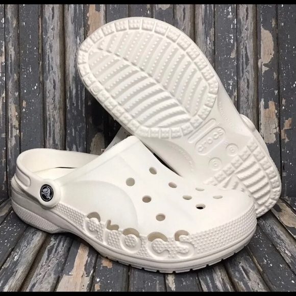 CROCS Shoes - Nwt CROCS white baya clogs shoes sandals slippers